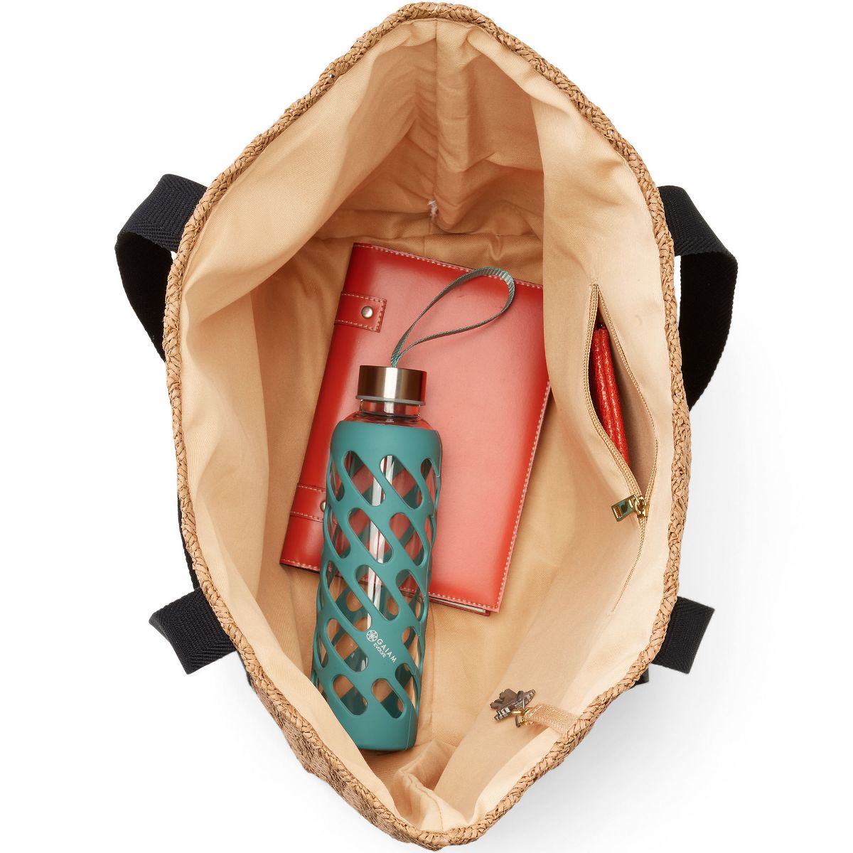 Lands' End Straw Tote Bag - thumbnail 8