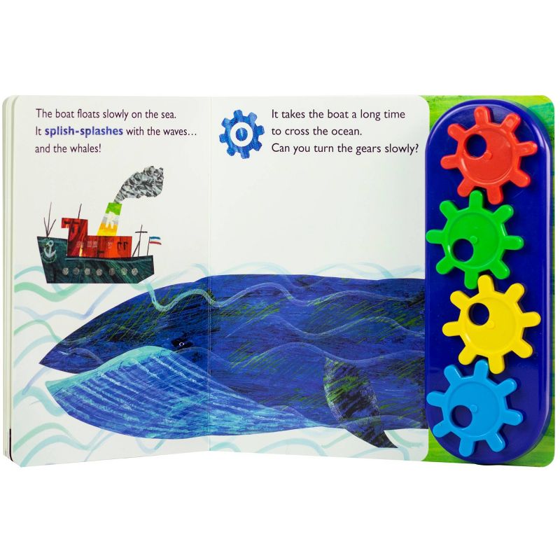 World of Eric Carle, Turn, Crank, Zoom! A STEM Gear Sound Board Book (Hardcover), 2 of 7