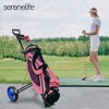 SereneLife 2-Wheel Golf Push Cart - 4 of 4