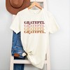 Simply Sage Market Grateful Stacked Short Sleeve Tee - 3 of 4