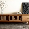 Gaoyangjiaju 78.7 Inch TV Stand for TVs up to 80 Inches with Drawers and Slatted Doors Living Room Media Console - 2 of 4