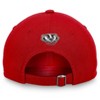 NCAA Wisconsin Badgers Unstructured Captain Kick Cotton Hat: Adjustable Mens Baseball Hat - 4 of 4