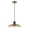 Livex Lighting Metal Shade 1 - Light Pendant in  Nordic Gray - 4 of 4