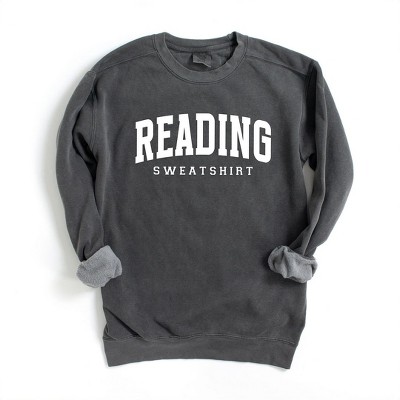 Simply Sage Market Women's  Garment Dyed Graphic Sweatshirt Reading Sweatshirt