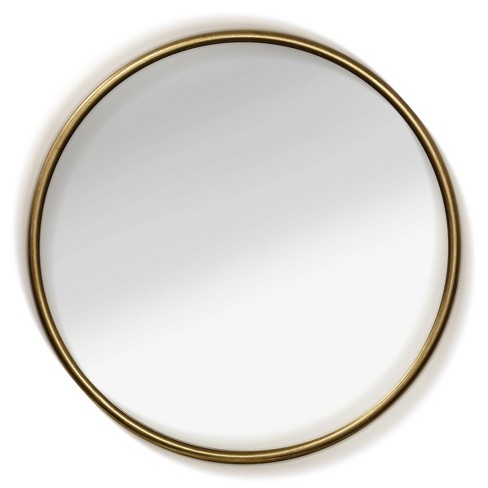Small Gemma Halo Decorative Wall Mirror Gold - Stylecraft : Target