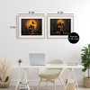 Stupell Industries Haunted Houses with Moon 2pc Framed Print Under Glass Set - 3 of 4