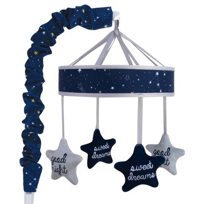 Grey star best sale cot mobile