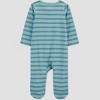Carter's Just One You® Baby Boys' Striped Little Brother Sleep N' Play - Blue - 3 of 3
