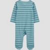 Carter's Just One You® Baby Boys' Striped Little Brother Sleep N' Play - Blue - image 3 of 3