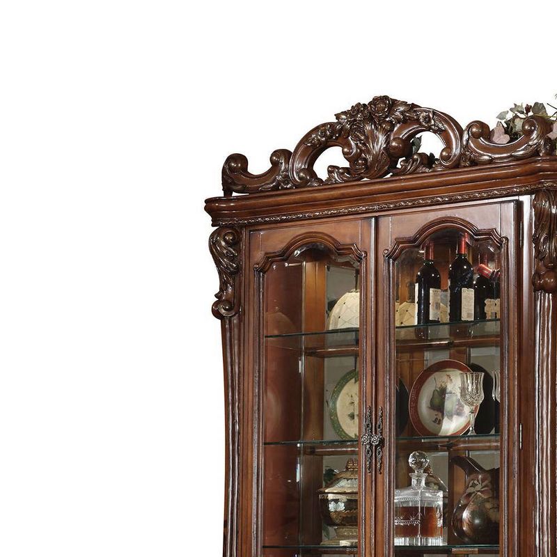 51&#34; Dresden Decorative Storage Cabinet Cherry Oak - Acme Furniture, 3 of 7