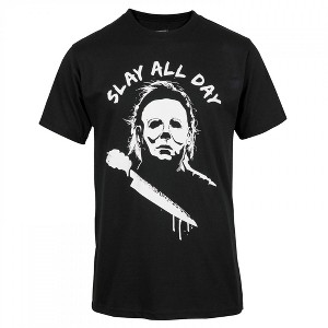 Adult Halloween Michael Meyers Slay All Day T-Shirt - 1 of 2