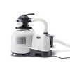 Intex 26647EG Pool Sand Filter Pump with Automatic Timer + Intex 28001E Pool Vacuum + Intex 28000E Wall Mount Pool Surface Skimmer - 2 of 4