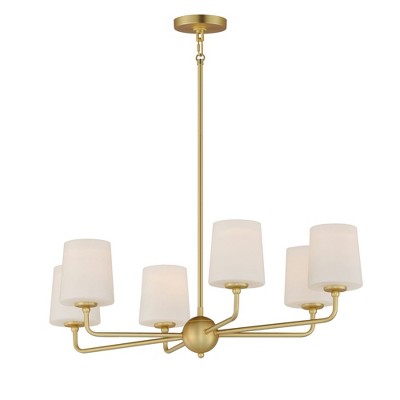 Maxim Lighting Bristol 6 - Light Chandelier in  Satin Brass