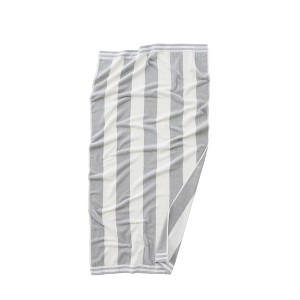 Isla Jade Oversized Cotton Pastel Cabana Beach Towel - 1 of 4