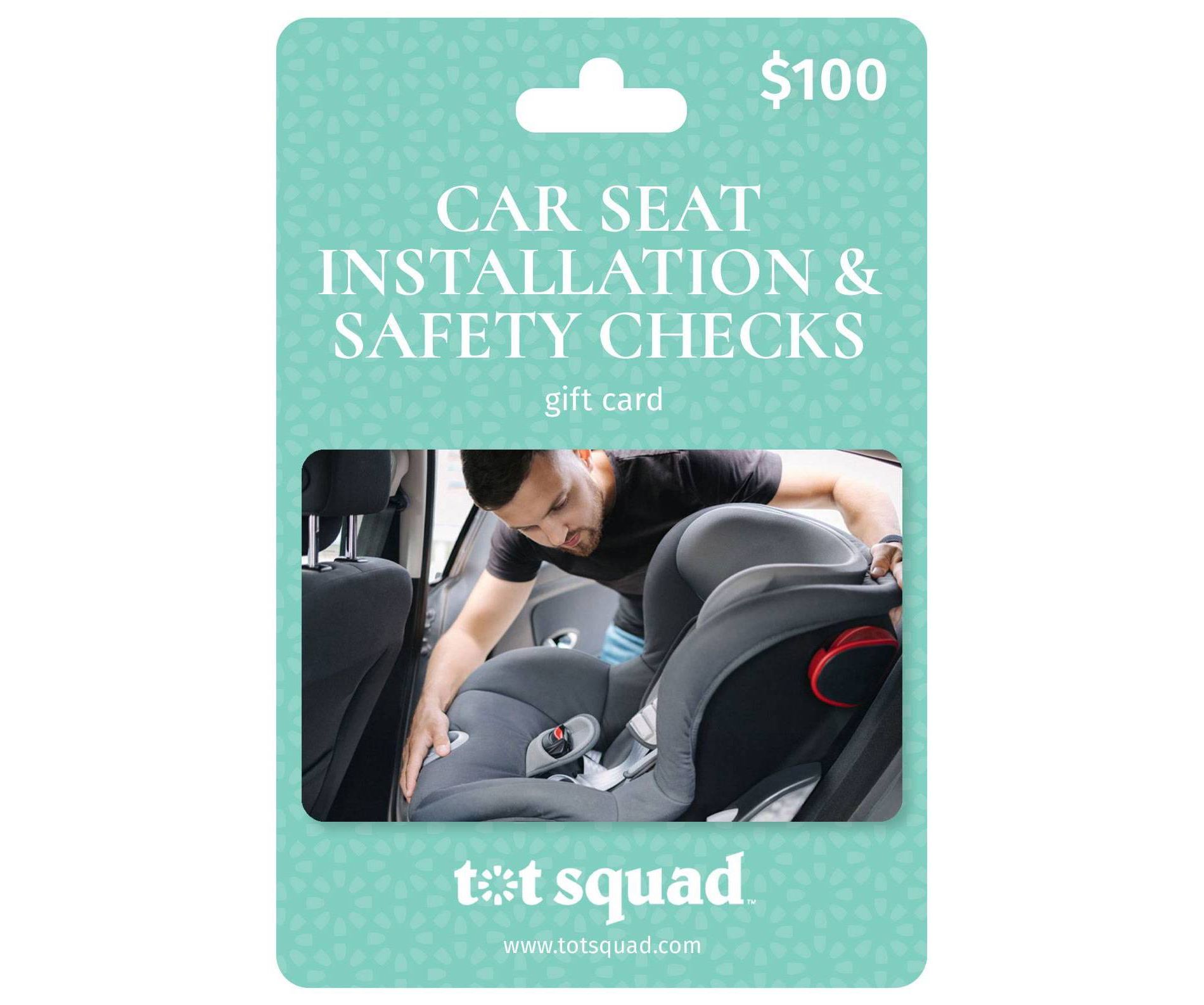 Car Seat Installation & Safety Check with a CPST Baby Registry Essentials Gift Card (Email Delivery)