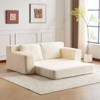 RISOKEYS Loveseat Sofa - Small Corduroy Couch, Reversible Cushion with Pillows for Living Room Bedroom - 2 of 4
