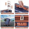 GustoWave 20 in Hardside Carry on Luggage with Spinner Wheels, Suitcase Hardshell Expandable, Lightweight Luggage with Tsa Lock - 4 of 4