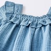 Baby Girls' 2pc Gauze Long Sleeve and Bloomer Set - Cloud Island™ Blue - 3 of 4
