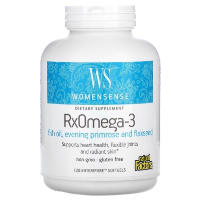 Natural Factors WomenSense®, RxOmega-3, 120 Enteripure™ Softgels