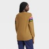 Houston White Adult Striped Crewneck Pullover Sweater - Tan - image 2 of 3