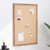 Merrick Lane Cork Display Board with Wooden Frame and Push Pins - 2 of 4