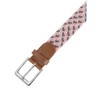 INSPIRE CHIC Gender Neutral Braided Stretch Multicolored Elastic Woven Golf Jean Belts Waistband 1Pc - 2 of 4