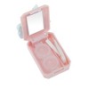 Unique Bargains Contact Lens Case Contact Lens Container Contact Lens Carrier 1.93"x2.4"x1.1" 1 Set - 2 of 4