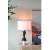 Dexmalle Table Lamp with Two Varying Disc Accents and White Shade - 3 of 4