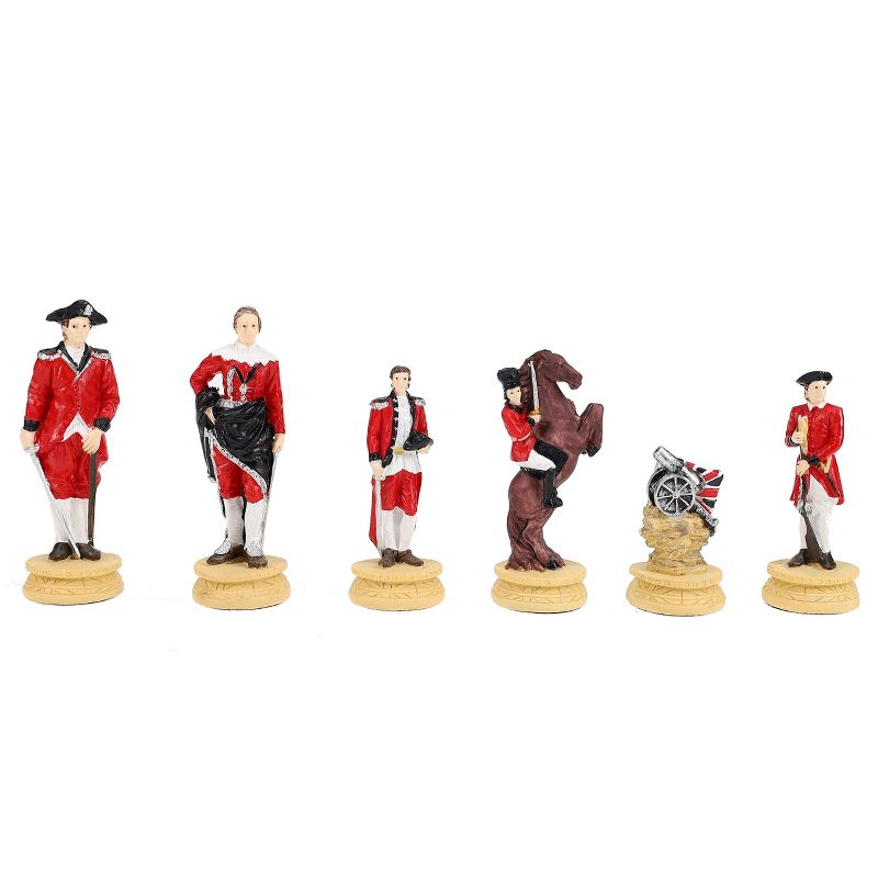 WE Games American Revolutionary War Chess Pieces, 3.5 inch king, 5 of 7