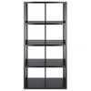 53"Timothy Shelf 4X2 Slots Black - Winsome: Mid-Century Modern Storage Bookcase, MDF Composite - 4 of 4