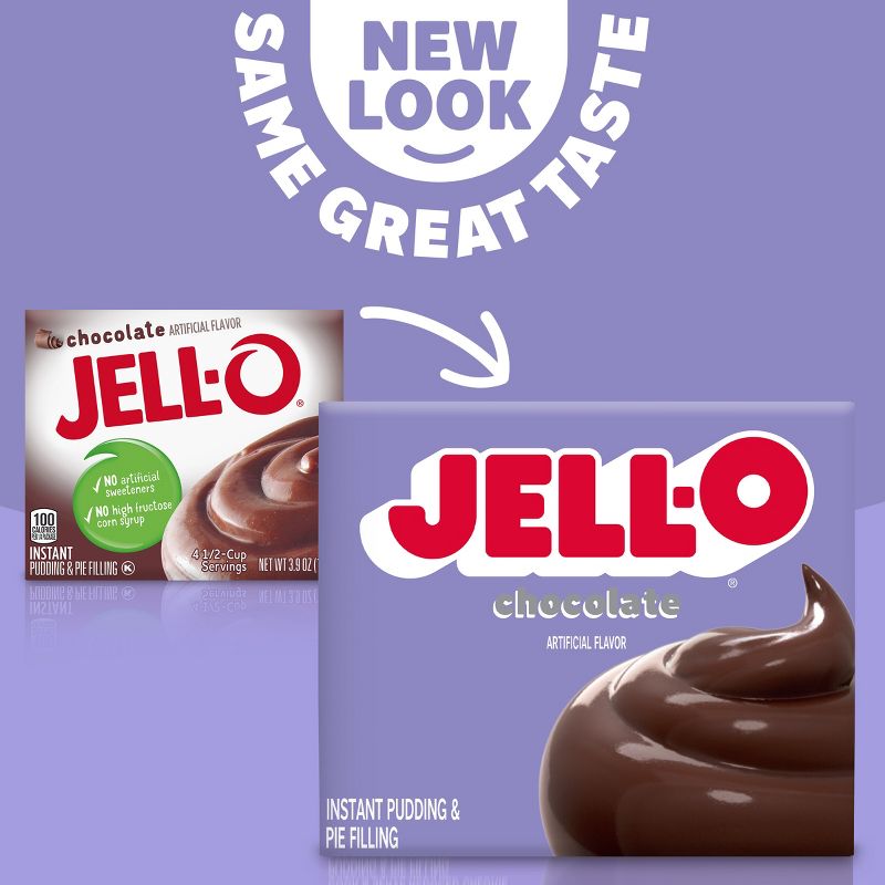JELL-O Instant Chocolate Pudding &#38; Pie Filling - 3.9oz, 3 of 13