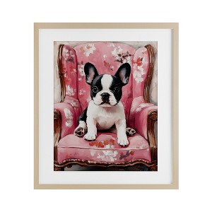 Stupell Industries Sweetest Dog Frenchie Framed Print Under Glass Art - 1 of 4