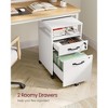 VASAGLE File Cabinet with Lock, Filing Cabinet with 2 Storage Drawers, for Hanging File Folders, Open Shelf - 3 of 4