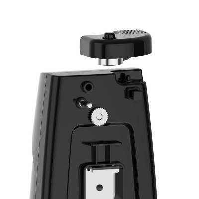 KitchenSmith Electric Can Opener Black: Freestanding, Metal & Plastic, 2-Year Warranty, Spot Clean, 9.05 Width