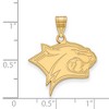 Black Bow Jewelry 14k Yellow Gold New Hampshire Wildcats NCAA Large Pendant - 2 of 3