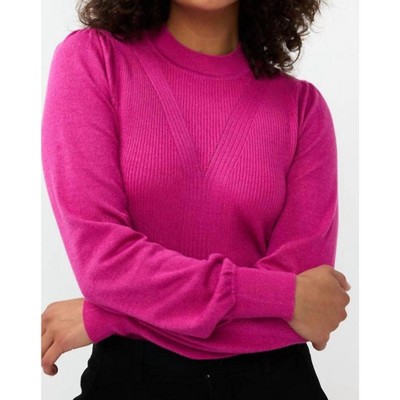 Women's Neon Mix Rib Detail Lurex Sweater 31501 - ESQUALO