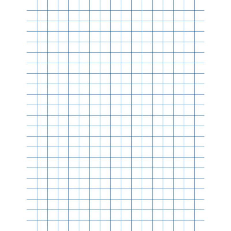School Smart Graph Paper, 8-1/2 x 11 Inches, 1/2 Inch Rule, White, 500 Sheets, 3 of 6