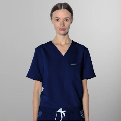 Women's Bari Single Chest Pocket Scrub Top