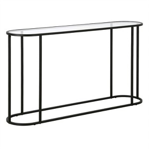 54 in. Black Bronze Console Table - Henn&Hart - 1 of 4
