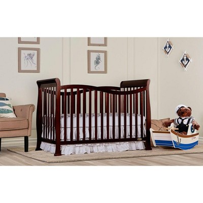 Espresso Pinewood 7-in-1 Convertible Crib with Greenguard Certification