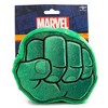 Buckle-Down Dog Toy Squeaker Plush - Marvel Comics Hulk Fist Greens - 4 of 4