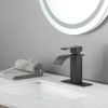 Single Handle Waterfall Spout Bathroom Vanity Sink Faucet - 4 of 4