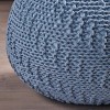 Alwes Knitted Pouf - Christopher Knight Home - 3 of 4