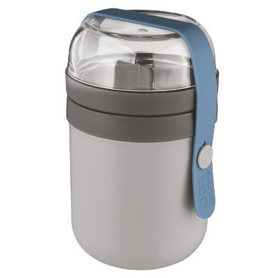 BergHOFF Leo 0.5 Qt Dual Lunch Pot, Grey & Blue