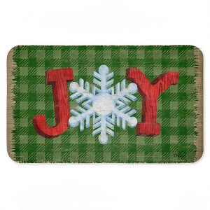Stupell Industries Carpentry Christmas Joy Printed Anti-Fatigue Floor Mat, design by Paul Brent, 30"x18" - 1 of 4