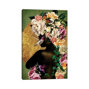 Women in Bloom Destiny Blooming by Yvonne Coleman Burney Unframed Wall Canvas - iCanvas