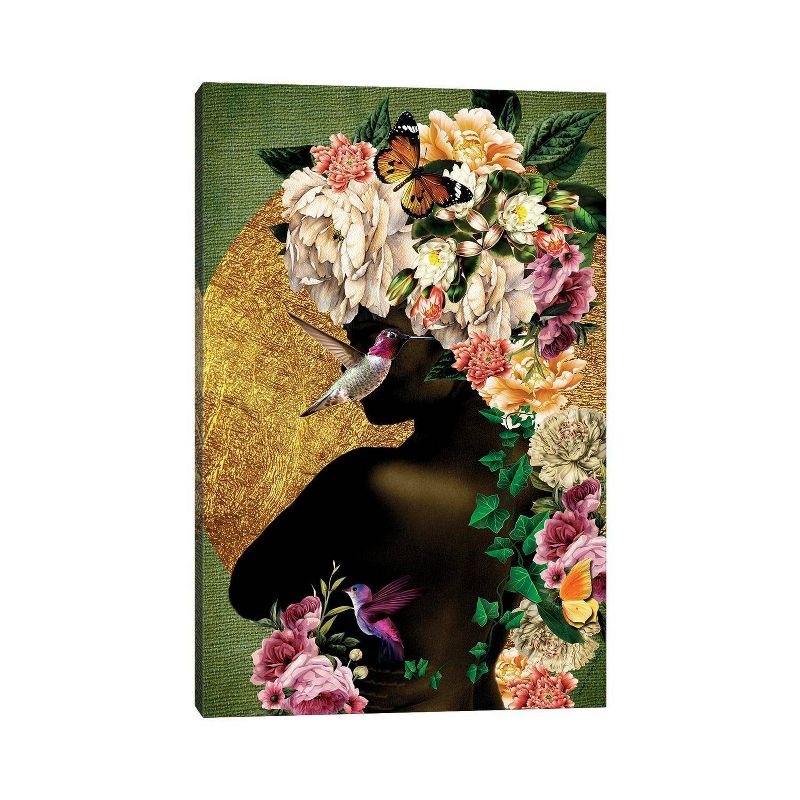 Women in Bloom Destiny Blooming by Yvonne Coleman Burney Unframed Wall Canvas - iCanvas, 1 of 4