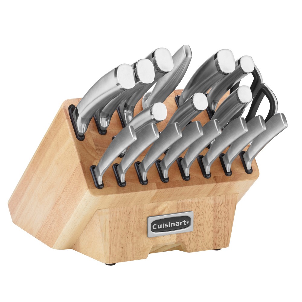 Cuisinart Classic Normandy 19pc Stainless Steel Cutlery Block Set - C77SS-19P: High Carbon Forged Knives & Block