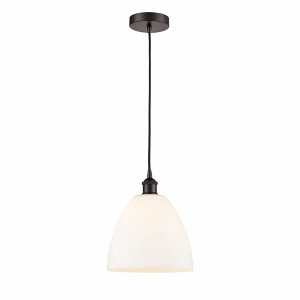 Edison Dome - 1 Light Cord Hung Mini Pendant In Industrial Style-12.25 Inches Tall and 9 Inches Wide - 1 of 1