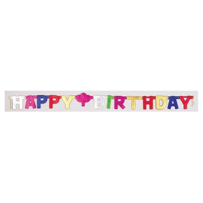 Small Happy Birthday Party Banner